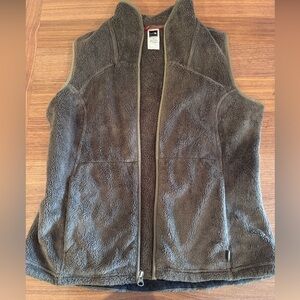 The North Face Brown taupe Fleece Vest